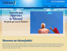 Tablet Screenshot of kitesurfaddict.com